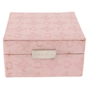 CELINE C Macadam Canvas Jewelry Box Pink Auth 159299V-13