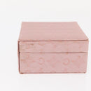 CELINE C Macadam Canvas Jewelry Box Pink Auth 159299V-4