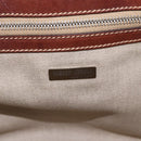 Miu Miu Hand Bag Raffia Beige Silver Auth 159300A-18