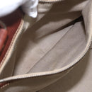 Miu Miu Hand Bag Raffia Beige Silver Auth 159300A-22