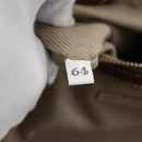 Miu Miu Hand Bag Raffia Beige Silver Auth 159300A-11