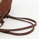 Miu Miu Hand Bag Raffia Beige Silver Auth 159300A-7