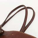 Miu Miu Hand Bag Raffia Beige Silver Auth 159300A-14