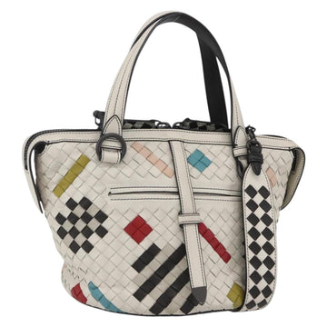 BOTTEGA VENETA INTRECCIATO Hand Bag Leather 2way Multicolor Auth 159306V