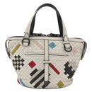 BOTTEGA VENETA INTRECCIATO Hand Bag Leather 2way Multicolor Auth 159306V-13