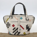 BOTTEGA VENETA INTRECCIATO Hand Bag Leather 2way Multicolor Auth 159306V-12