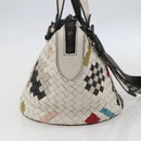 BOTTEGA VENETA INTRECCIATO Hand Bag Leather 2way Multicolor Auth 159306V-3