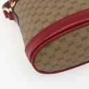 GUCCI Micro GG Supreme Doraemon Shoulder Bag PVC Beige 647801 Auth 159307SAM-13