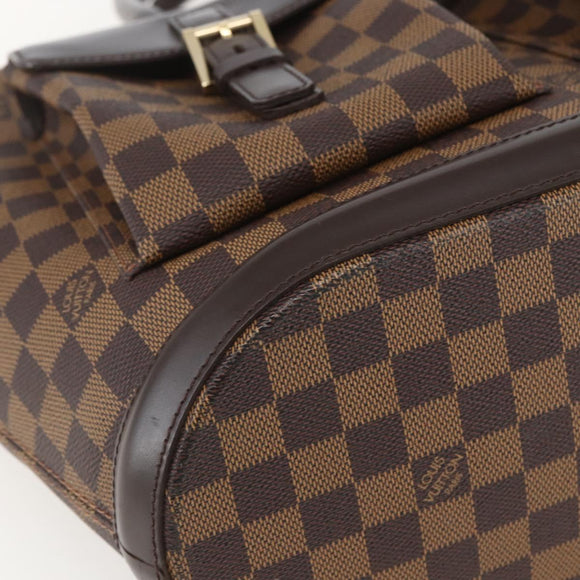 LOUIS VUITTON Damier Ebene Manosque GM Tote Bag N51120 LV Auth 159313