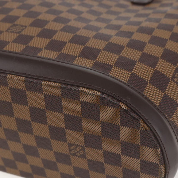 LOUIS VUITTON Damier Ebene Manosque GM Tote Bag N51120 LV Auth 159313
