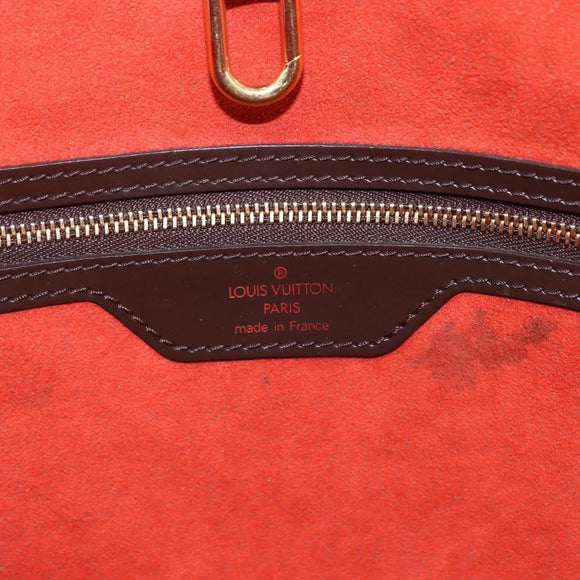 LOUIS VUITTON Damier Ebene Manosque GM Tote Bag N51120 LV Auth 159313