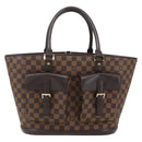 LOUIS VUITTON Damier Ebene Manosque GM Tote Bag N51120 LV Auth 159313-13