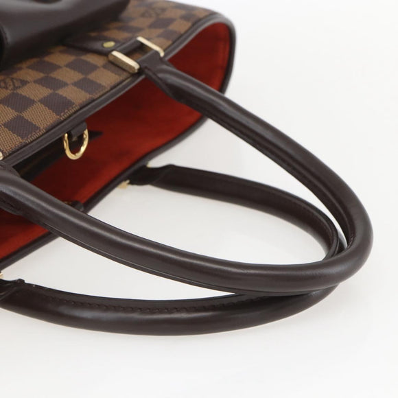 LOUIS VUITTON Damier Ebene Manosque GM Tote Bag N51120 LV Auth 159313