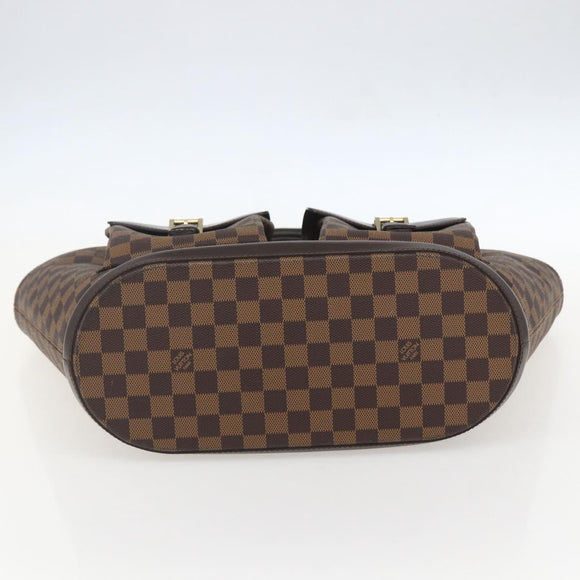 LOUIS VUITTON Damier Ebene Manosque GM Tote Bag N51120 LV Auth 159313