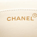 CHANEL Mademoiselle Chain Shoulder Bag Leather Ivory Gold CC Auth 159320A-21