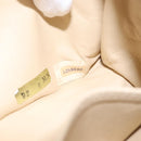 CHANEL Mademoiselle Chain Shoulder Bag Leather Ivory Gold CC Auth 159320-23