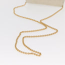 CHANEL Mademoiselle Chain Shoulder Bag Leather Ivory Gold CC Auth 159320A-7