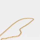 CHANEL Mademoiselle Chain Shoulder Bag Leather Ivory Gold CC Auth 159320-8