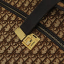 Christian Dior Trotter Canvas Kleiderschutzhülle Braun Gold Auth 159327-9