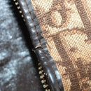 Christian Dior Trotter Canvas Kleiderschutzhülle Braun Gold Auth 159327-11