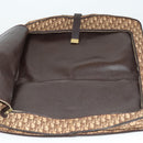 Christian Dior Trotter Canvas Kleiderschutzhülle Braun Gold Auth 159327-12