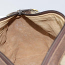 GUCCI GG Supreme Web Sherry Line Boston Bag PVC Beige Gold 010 378 Auth 159328-18