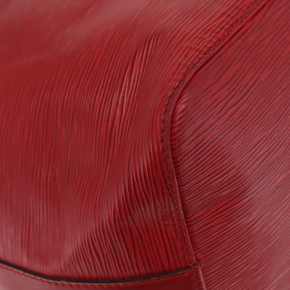 LOUIS VUITTON Epi Petit Noe Shoulder Bag Red M44107 LV Auth 159331