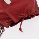 LOUIS VUITTON Epi Petit Noe Shoulder Bag Red M44107 LV Auth 159331-7