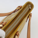 LOUIS VUITTON Monogram Vernis Houston Hand Bag Beige M91004 LV Auth 159332-6