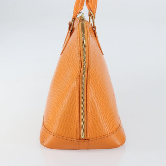 LOUIS VUITTON Epi Alma Hand Bag Orange Mandarin M5214H LV Auth 159333
