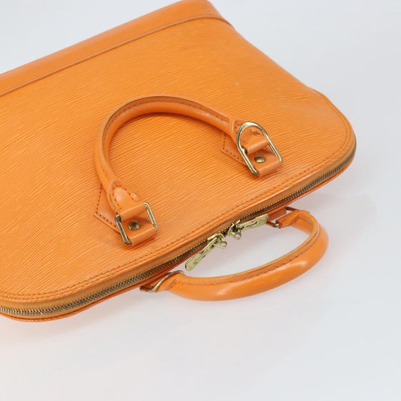 LOUIS VUITTON Epi Alma Hand Bag Orange Mandarin M5214H LV Auth 159333