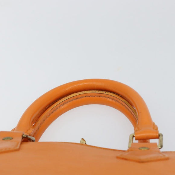 LOUIS VUITTON Epi Alma Hand Bag Orange Mandarin M5214H LV Auth 159333