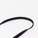 CELINE Hand Bag Suede 2way Black Gold Auth 159334-9