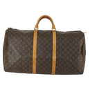 LOUIS VUITTON Monogram Keepall 60 Boston Bag M41422 LV Auth 159339-2