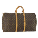 LOUIS VUITTON Monogram Keepall 55 Boston Bag M41424 LV Auth 159340-1