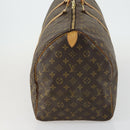 LOUIS VUITTON Monogram Keepall 55 Boston Bag M41424 LV Auth 159340-3