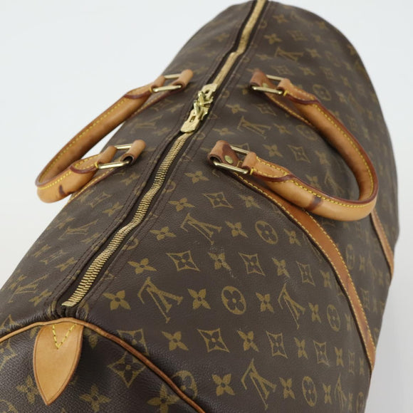 LOUIS VUITTON Monogram Keepall 55 Boston Bag M41424 LV Auth 159340