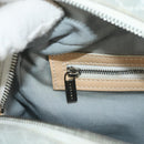 CELINE Macadam Canvas Hand Bag Light Blue Silver Auth 159343V-26