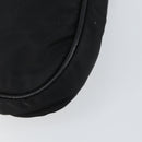 PRADA Accessory Pouch Nylon Black Silver Auth 159350-16