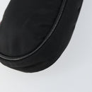 PRADA Accessory Pouch Nylon Black Silver Auth 159350-14