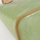 LOUIS VUITTON Monogram Vernis Houston Hand Bag Baby Blue M91005 LV Auth 159352-14