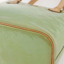 LOUIS VUITTON Monogram Vernis Houston Hand Bag Baby Blue M91005 LV Auth 159352-15