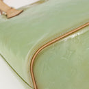 LOUIS VUITTON Monogram Vernis Houston Hand Bag Baby Blue M91005 LV Auth 159352-16
