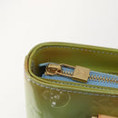 LOUIS VUITTON Monogram Vernis Houston Hand Bag Baby Blue M91005 LV Auth 159352-17