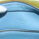 LOUIS VUITTON Monogram Vernis Houston Hand Bag Baby Blue M91005 LV Auth 159352-18