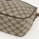 GUCCI GG Supreme Web Sherry Line Bag PVC Beige Gold 89 02 077 Auth 159354-10