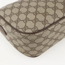 GUCCI GG Supreme Web Sherry Line Bag PVC Beige Gold 89 02 077 Auth 159354-13
