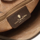 GUCCI GG Supreme Web Sherry Line Bag PVC Beige Gold 89 02 077 Auth 159354-16