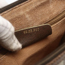 GUCCI GG Supreme Web Sherry Line Bag PVC Beige Gold 89 02 077 Auth 159354-22