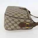 GUCCI GG Supreme Web Sherry Line Bag PVC Beige Gold 89 02 077 Auth 159354-5
